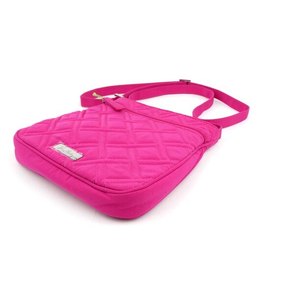 Vera Bradley Fuchsia Petite Double Zip Hipster NWT - Picture 5 of 10